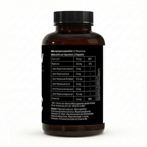 Magnesium 5x Komplex + B6 - 120 Kapseln