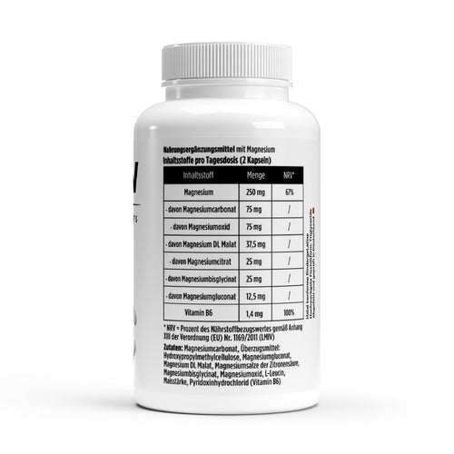 Magnesium + B6 - 120 Kapseln